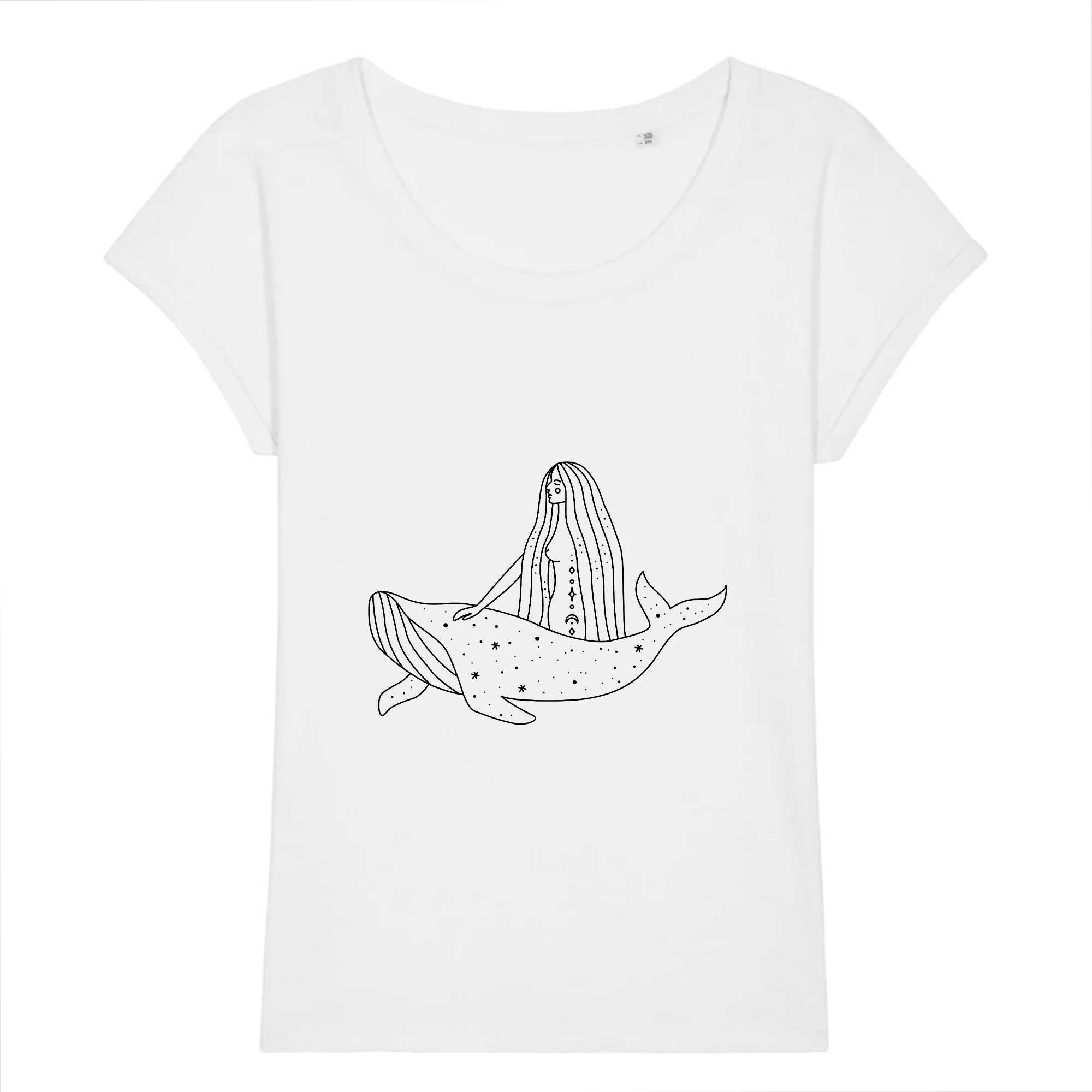 Baleine Magique T Shirt Coton BIO Moon Collection