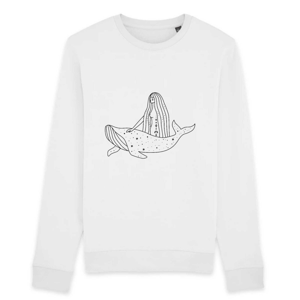 Baleine magique / Sweat Bio Unisexe