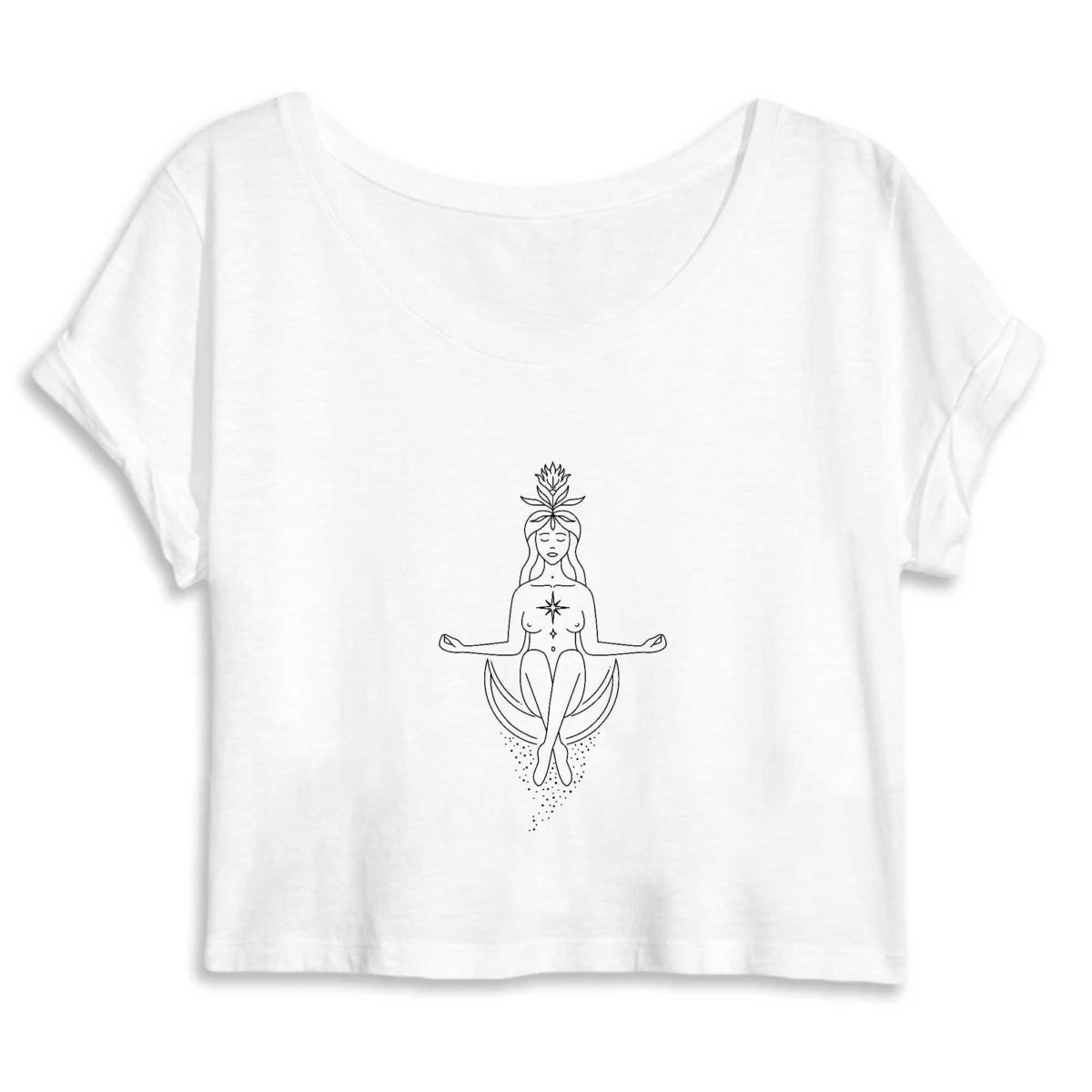 Femme sacru00e9e / Crop Top Femme 100% Coton BIO