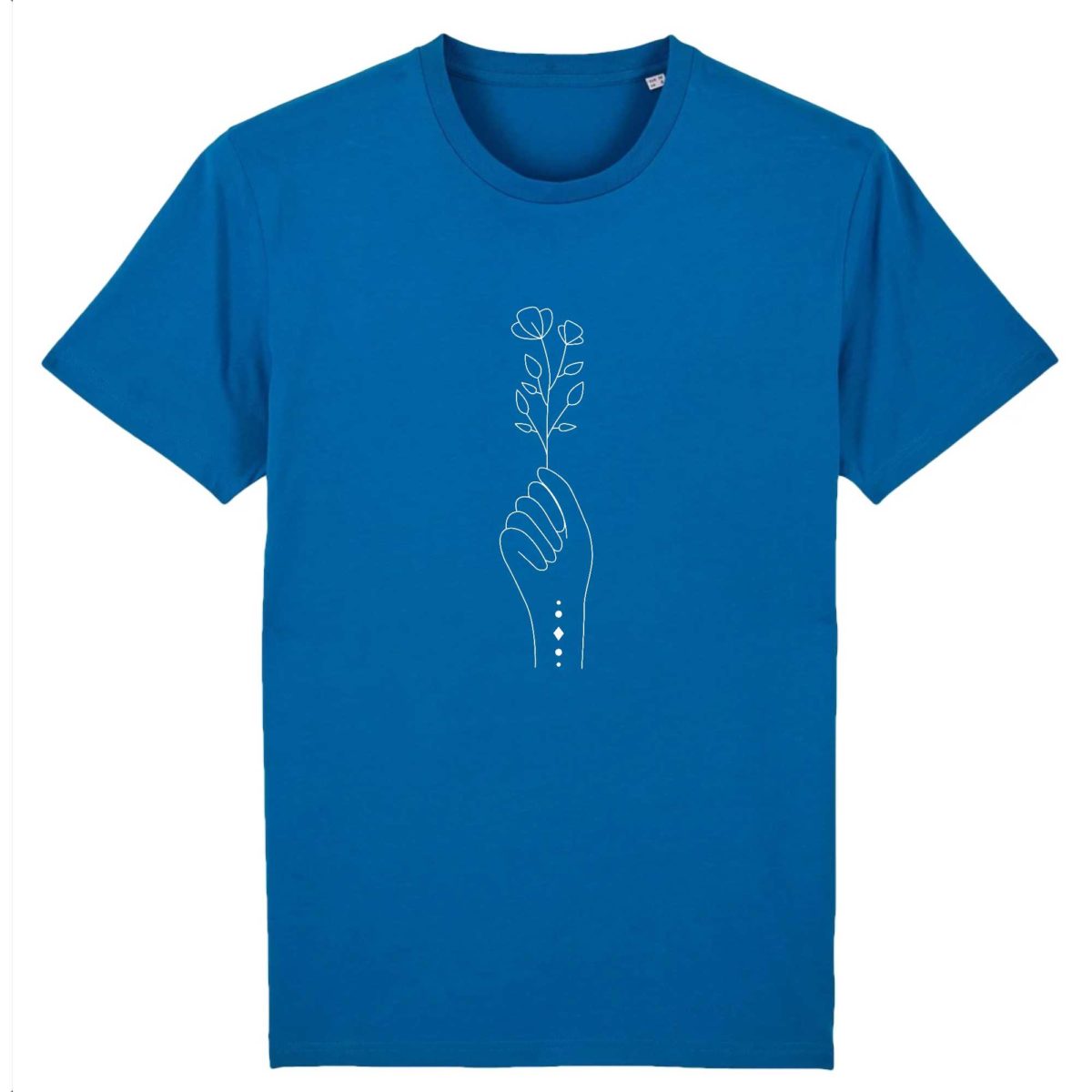 Main fleurie / T-shirt Unisexe - Coton BIO