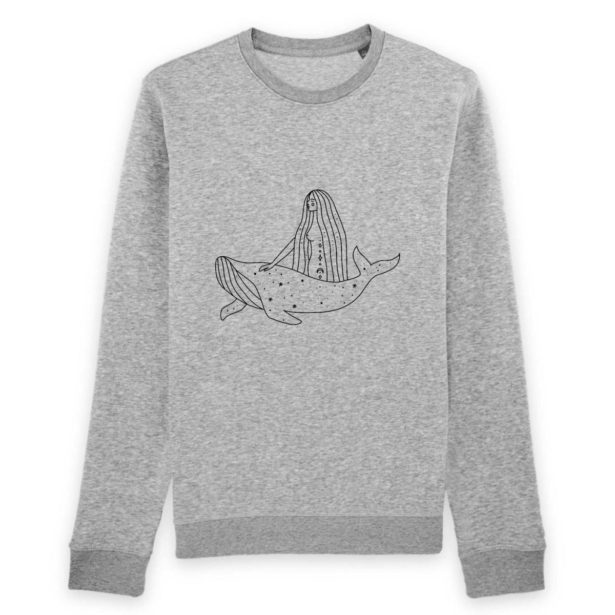 Baleine magique / Sweat Bio Unisexe