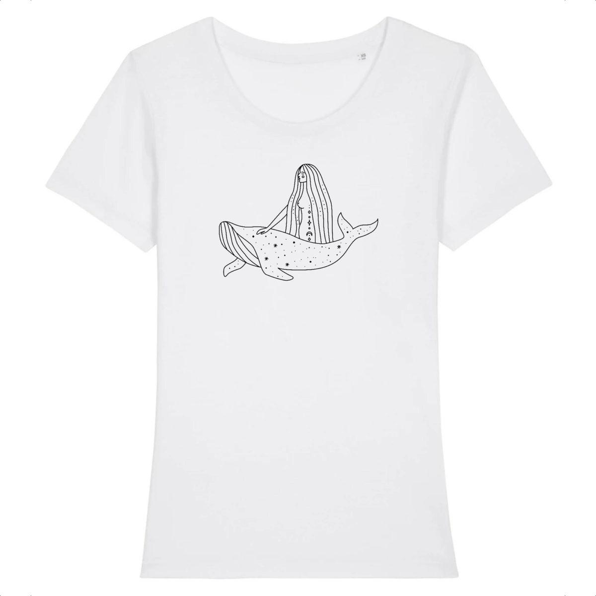 Baleine magiqueT-shirt Femme - Coton BIO