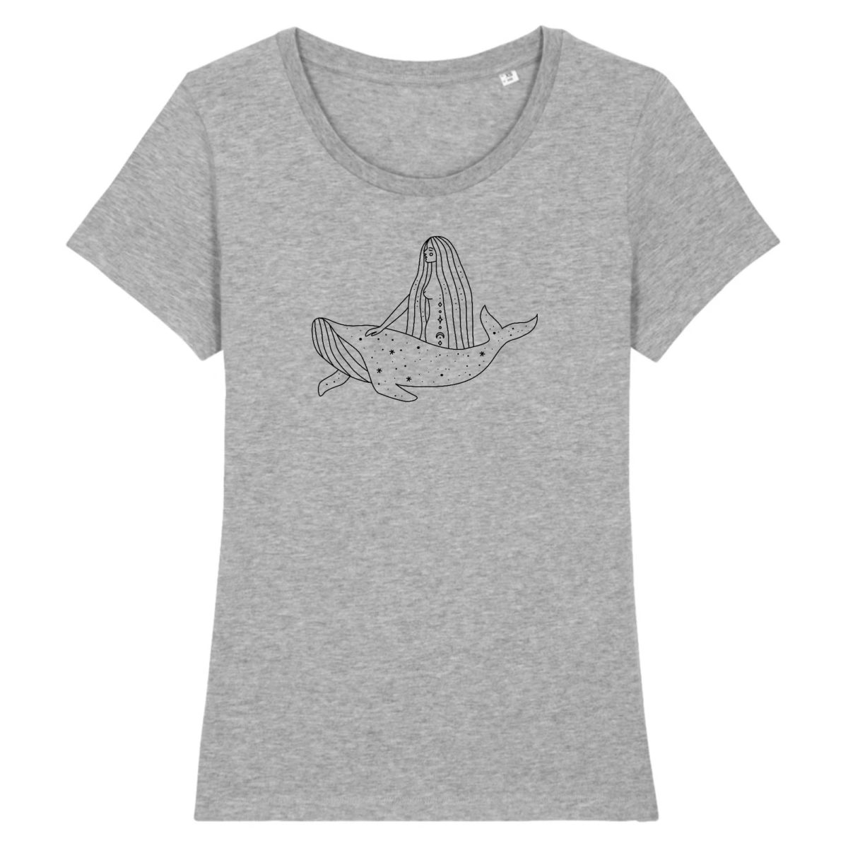 Baleine magiqueT-shirt Femme - Coton BIO