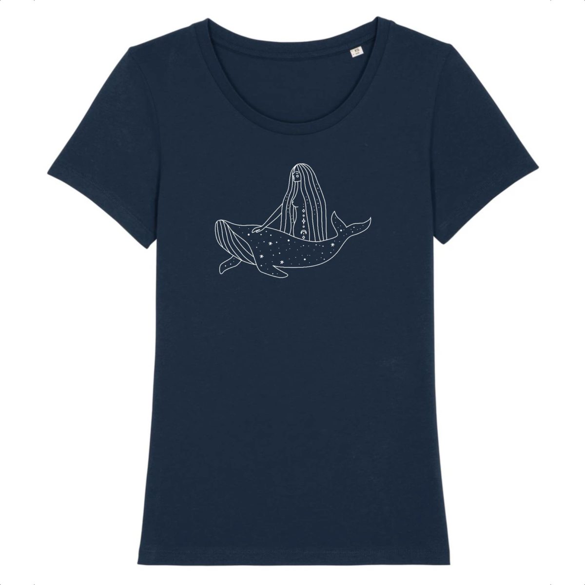 Baleine magiqueT-shirt Femme - Coton BIO