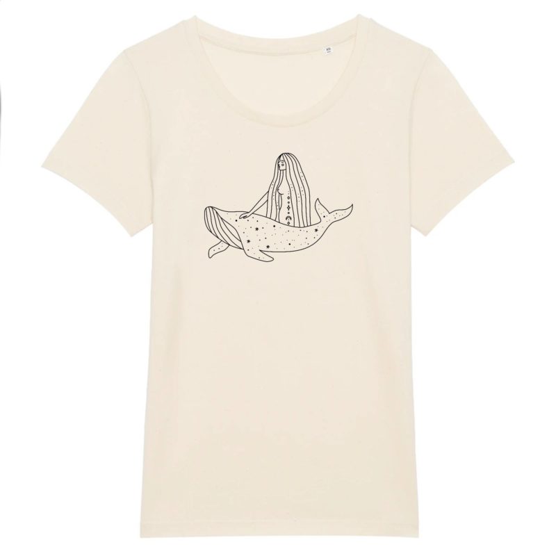 Baleine magiqueT-shirt Femme - Coton BIO