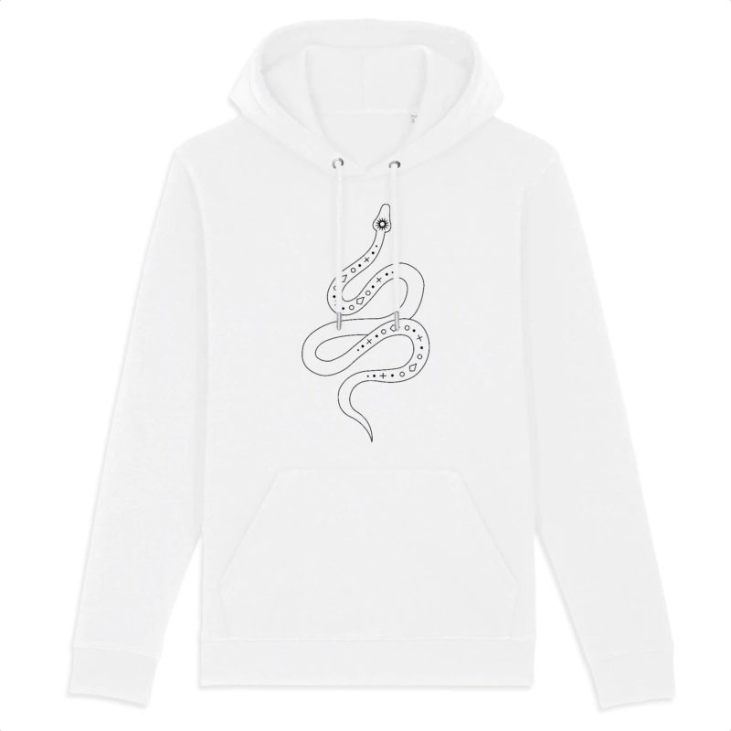 Serpent mystique / Sweat capuche BIO Unisexe