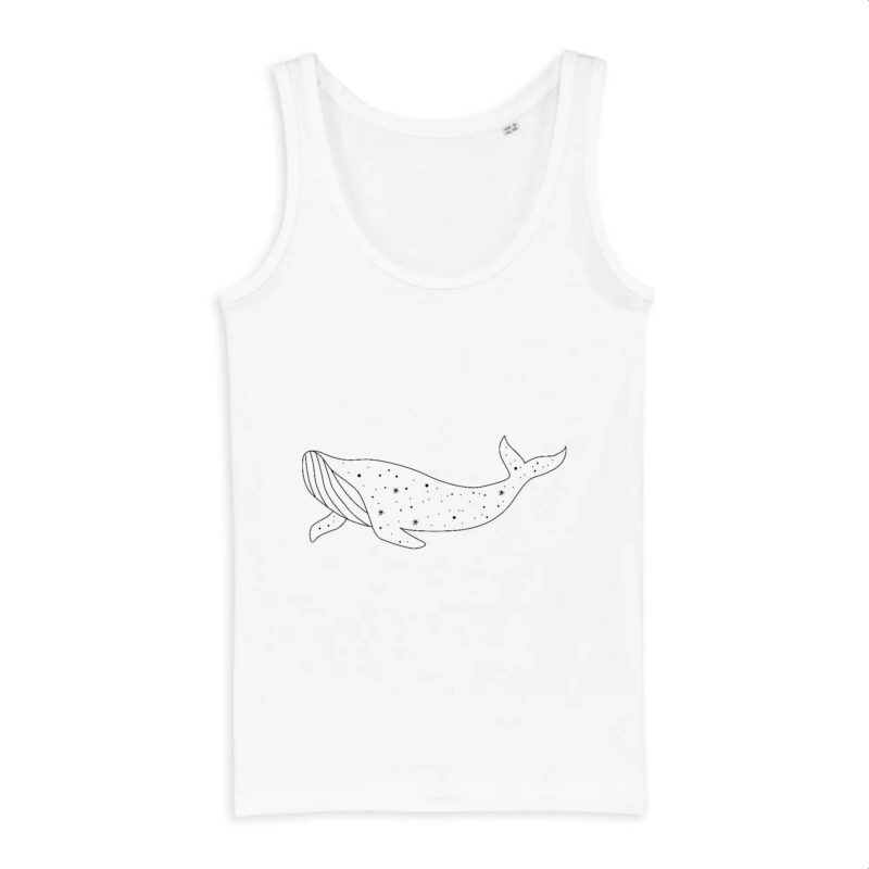 La baleine Top - Femme 100% coton Bio