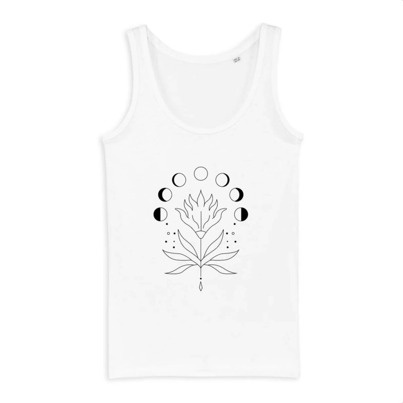 Phase fleurie Top Femme 100% coton Bio