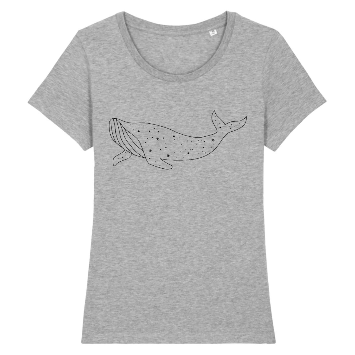 La baleine T-shirt Femme 100% Coton BIO