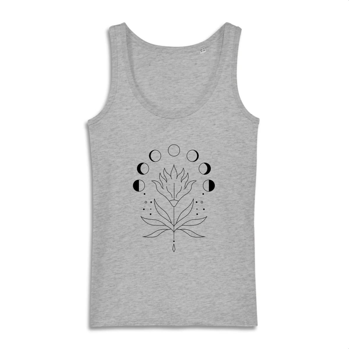 Phase fleurie Top Femme 100% coton Bio