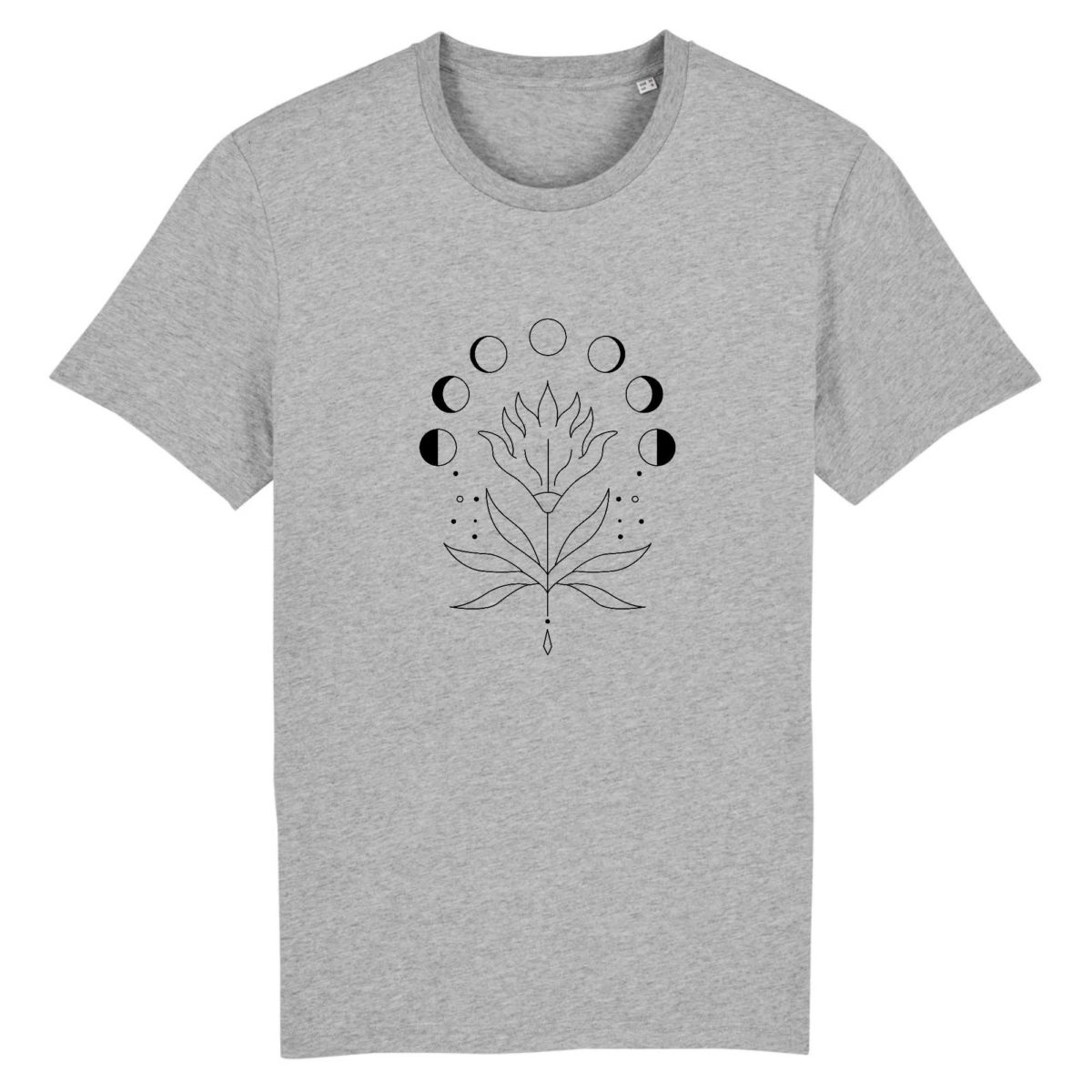 Phase fleurie T-shirt Unisexe – Coton BIO
