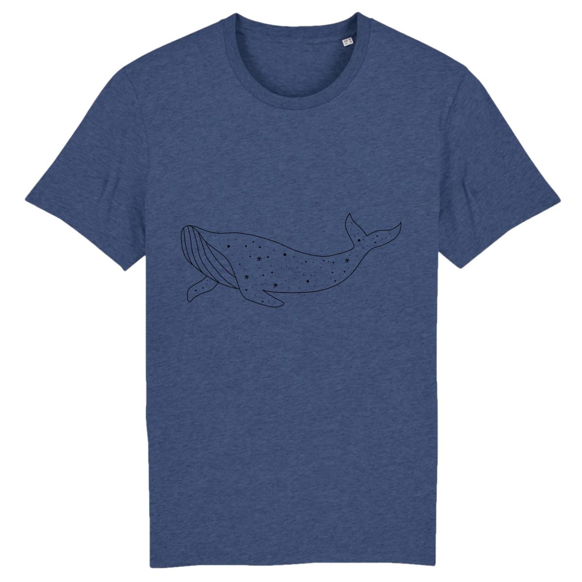 La baleine T-shirt Unisexe - Coton BIO