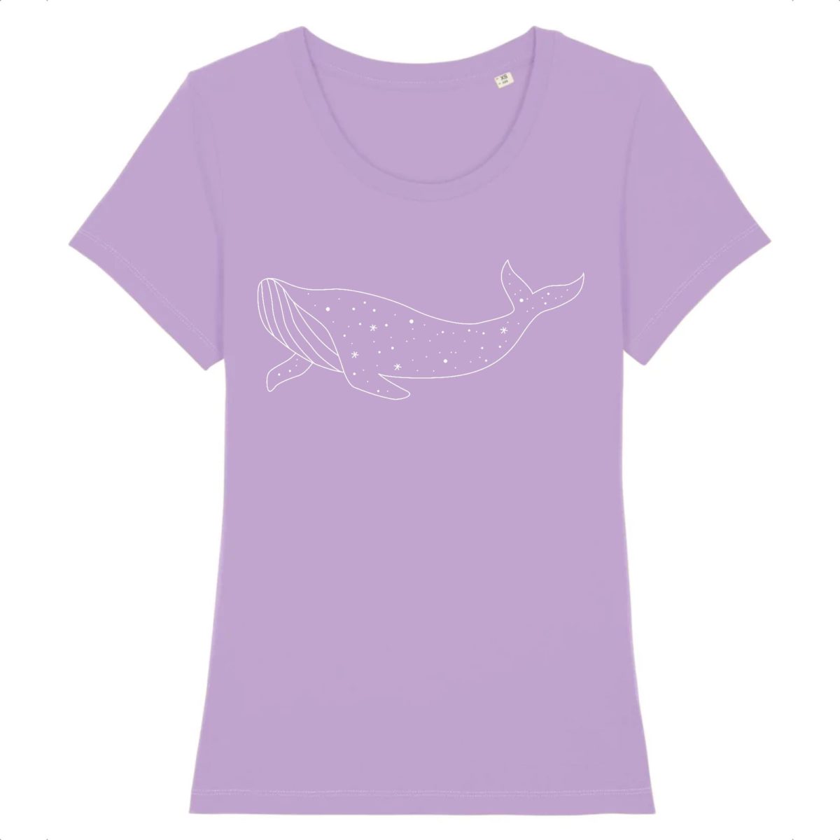 La baleine T-shirt Femme 100% Coton BIO
