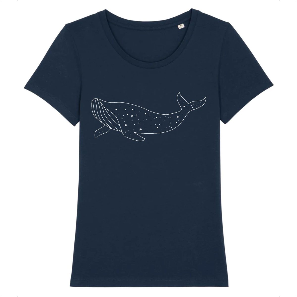 La baleine T-shirt Femme 100% Coton BIO