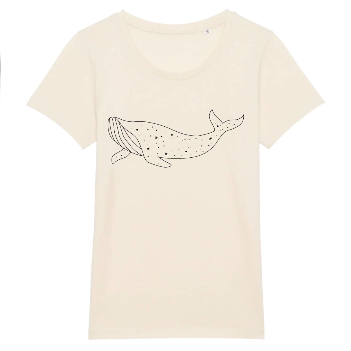 La baleine T-shirt Femme 100% Coton BIO
