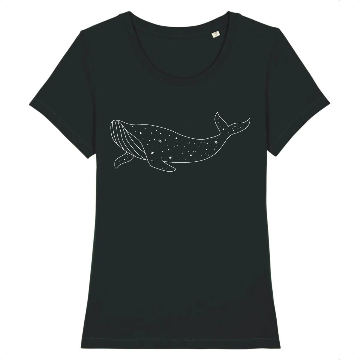 La baleine T-shirt Femme 100% Coton BIO