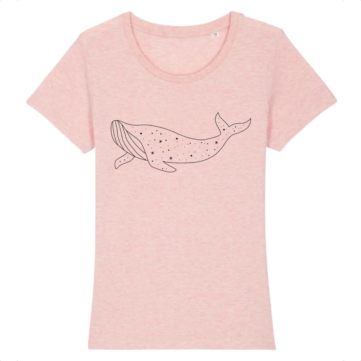 La baleine T-shirt Femme 100% Coton BIO