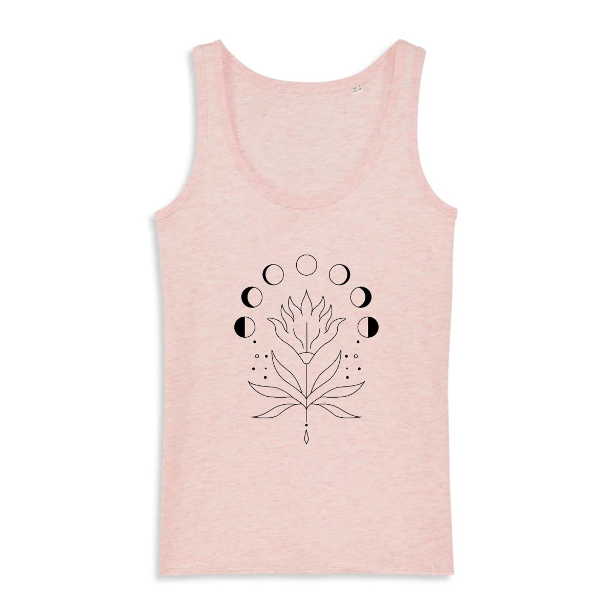 Phase fleurie Top Femme 100% coton Bio