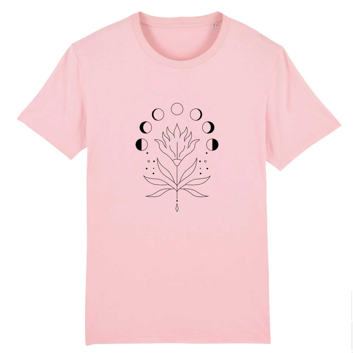 Phase fleurie T-shirt Unisexe – Coton BIO